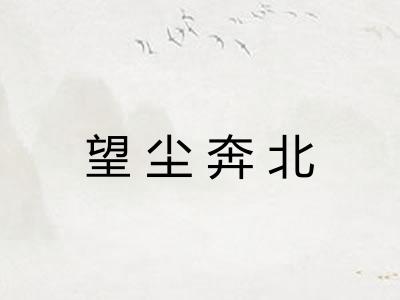 望尘奔北