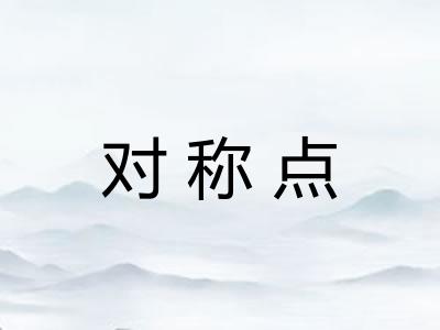 对称点