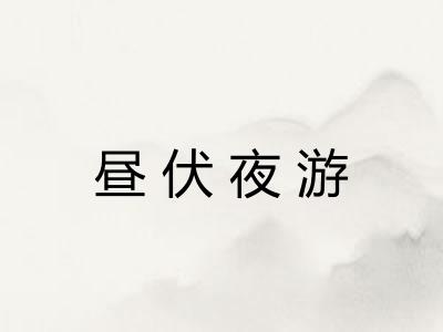 昼伏夜游
