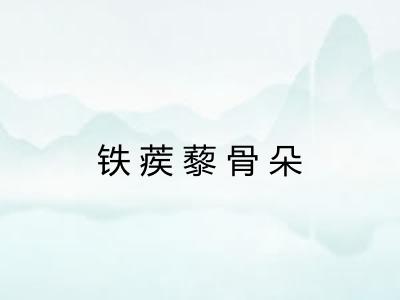铁蒺藜骨朵