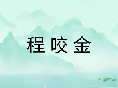 程咬金