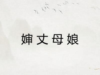 婶丈母娘
