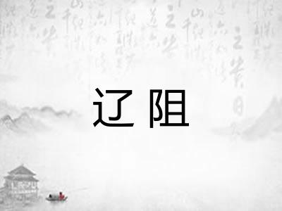 辽阻