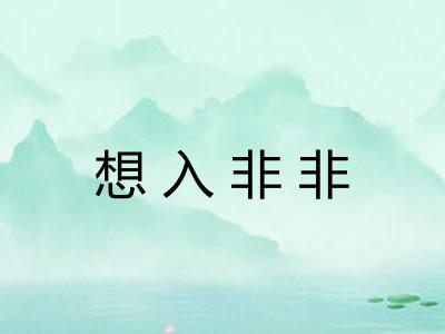 想入非非
