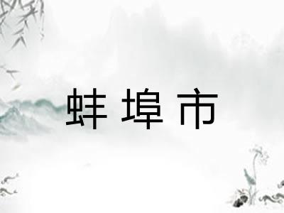 蚌埠市