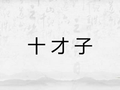 十才子