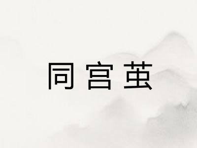 同宫茧