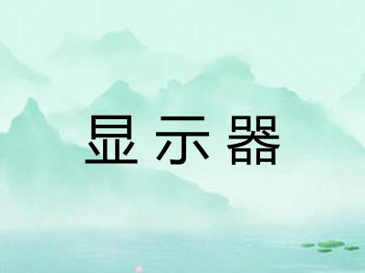 显示器