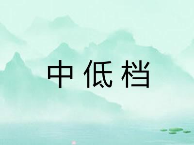 中低档