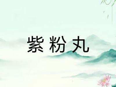 紫粉丸