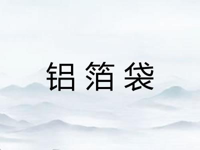 铝箔袋