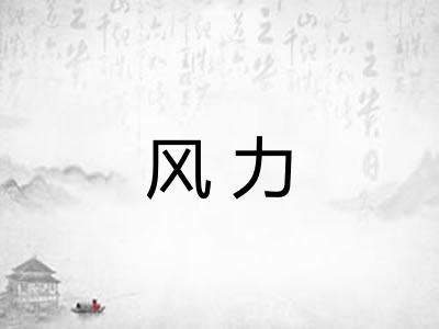 风力