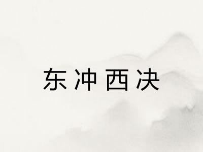 东冲西决