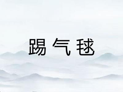 踢气毬