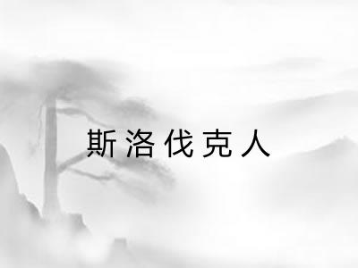 斯洛伐克人