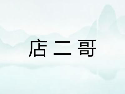 店二哥