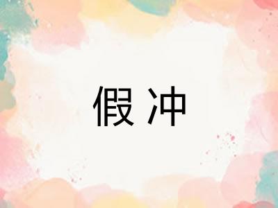 假冲