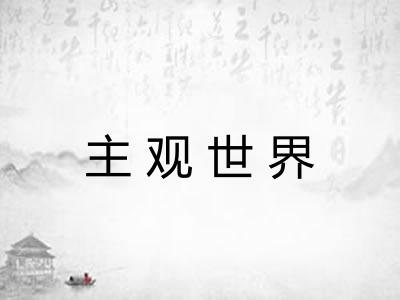 主观世界
