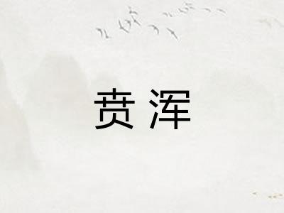贲浑