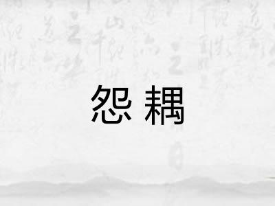 怨耦