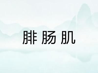 腓肠肌