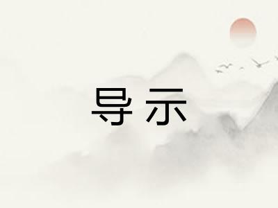 导示