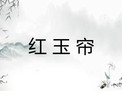红玉帘