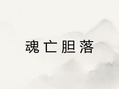 魂亡胆落