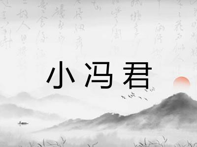 小冯君