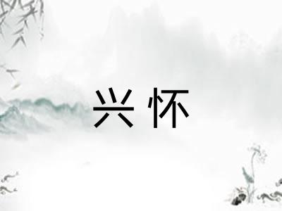 兴怀