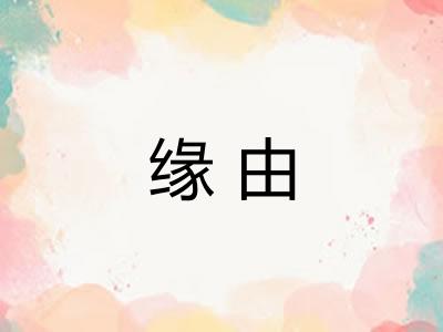 缘由