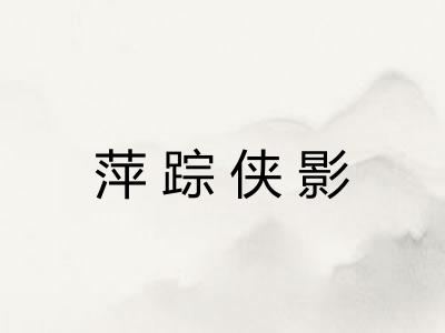 萍踪侠影