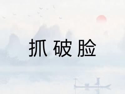 抓破脸