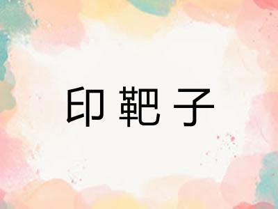印靶子
