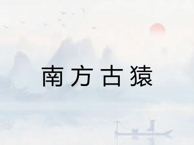 南方古猿