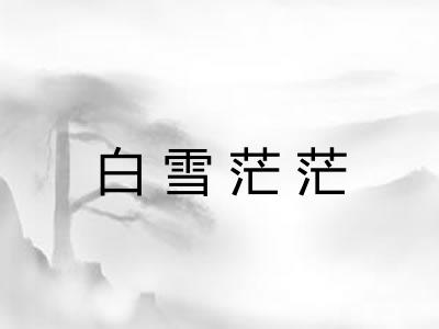白雪茫茫
