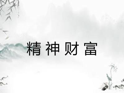 精神财富