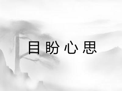 目盼心思