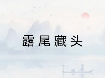 露尾藏头