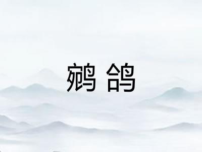 鹓鸽