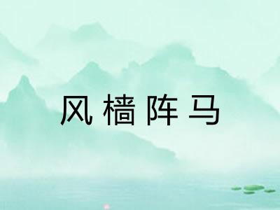 风樯阵马