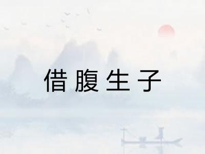 借腹生子