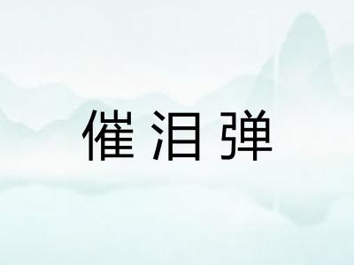 催泪弹