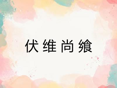 伏维尚飨