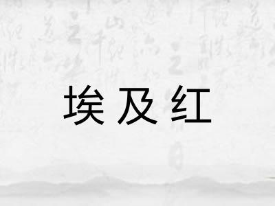 埃及红