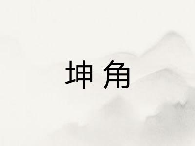 坤角