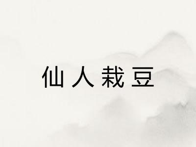 仙人栽豆