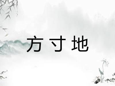 方寸地