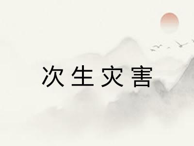 次生灾害