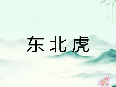 东北虎